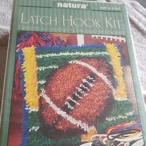 Natura Latch Hook Kit with Football Design New
